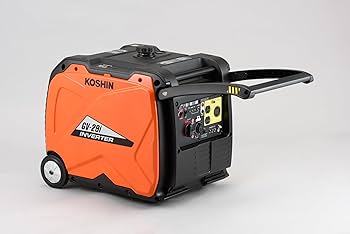 Amazon | 工進(KOSHIN) インバーター 正弦波 発電機 (定格出力2.9kVA