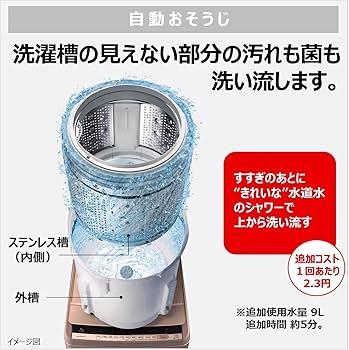 Amazon | 日立 全自動洗濯機 ビートウォッシュ 洗濯容量7kg 本体幅53cm