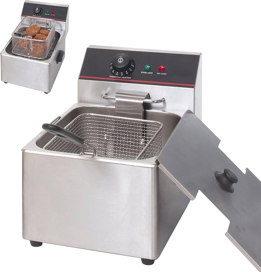 Amazon.co.jp: 電気フライヤー FL-DS8 8L 一槽式 ミニフライヤー 卓上