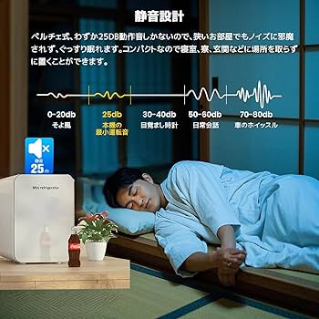 Amazon | 小型 冷蔵庫10Lミニ冷温庫 -2℃～60℃ 保冷保温低騒音持ち運び