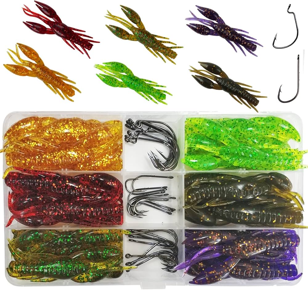 Amazon.co.jp: 釣り ワームセット ロックフィッシュ 根魚 チヌ