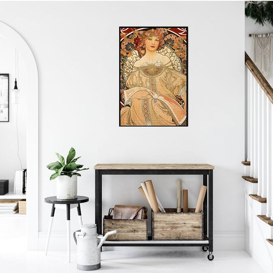 Amazon.co.jp: アルフォンス・ミュシャ『夢想』 ジグソーパズル 1000