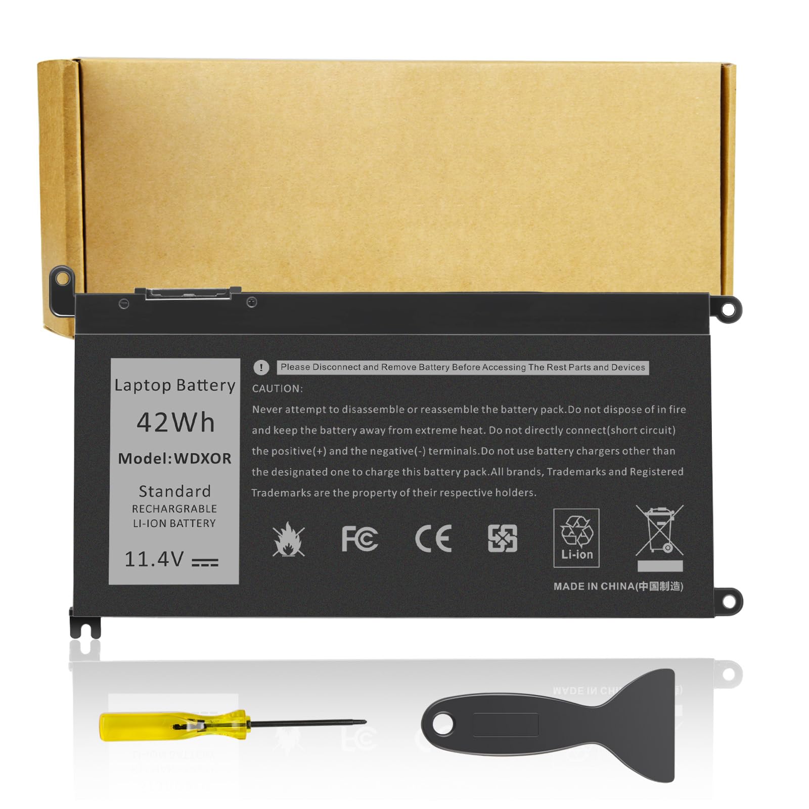 Amazon.com: WDXOR Laptop Battery for dell Inspiron 13 15 5000 7000