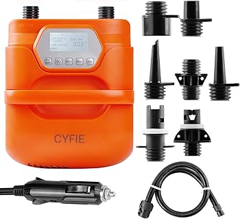 Amazon.co.jp: 電動エアーポンプ sup用 電動空気入れ カヤック 20PSI