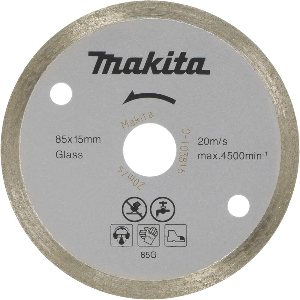 Amazon | マキタ(Makita) ダイヤモンドホイール 外径85mm ガラス用