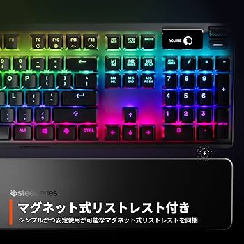 Amazon.co.jp: SteelSeries ゲーミングキーボード 青軸 有線 日本語