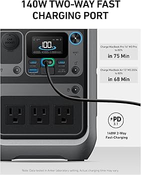 Amazon.com: Anker Portable Power Station SOLIX C300, 288Wh LiFePO4