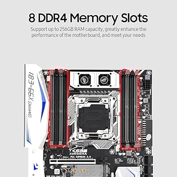 Amazon.co.jp: X99-E8Iゲーミングマザーボード、8つのDDR4メモリ