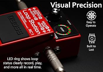 Amazon.com: Boss RC-1 Loop Station Bundle with Gearlux Power