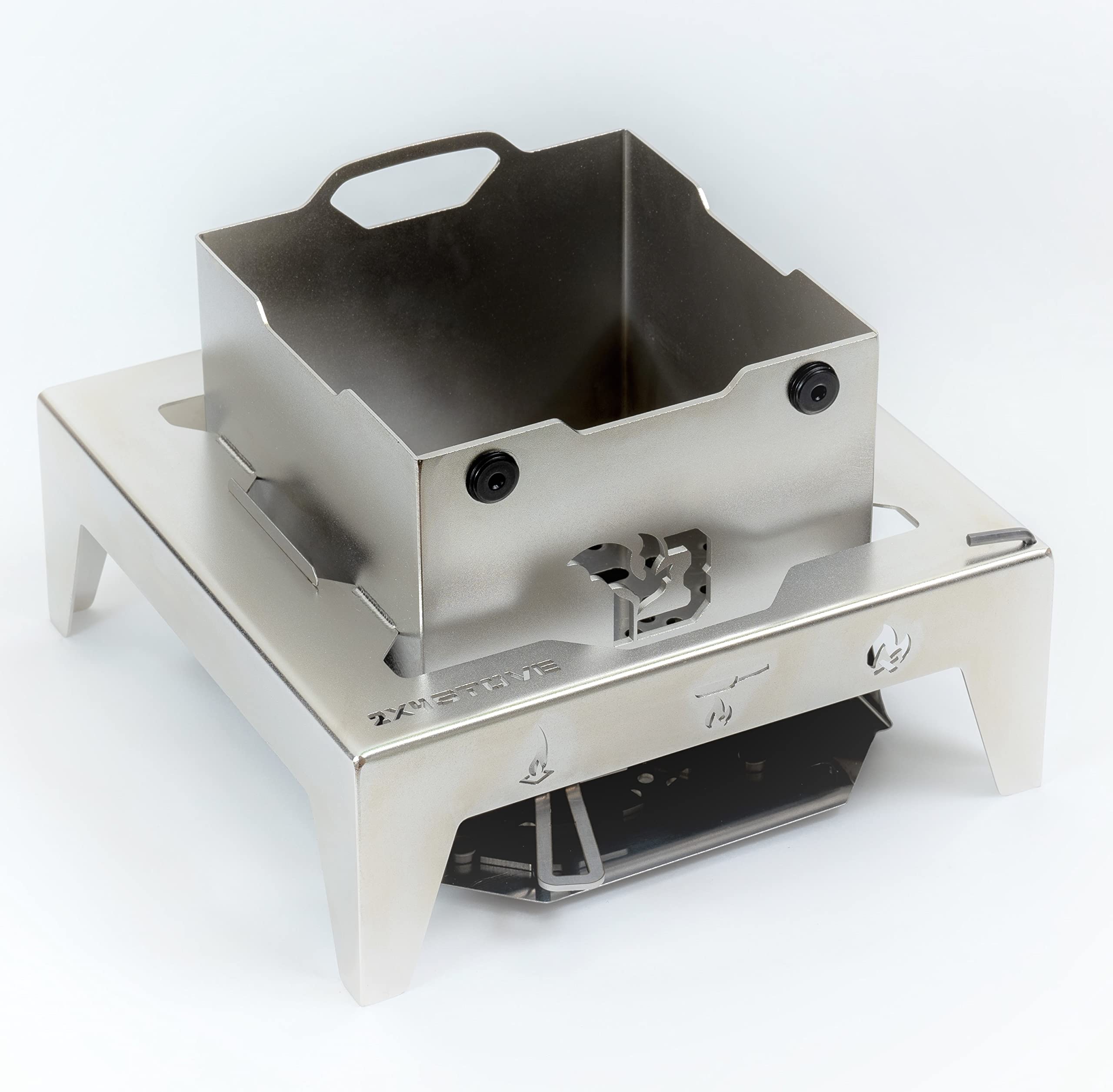 Amazon | 吹火台 2×4STOVE （IRONBLOCK) 収納袋&調理フレーム&熱灰