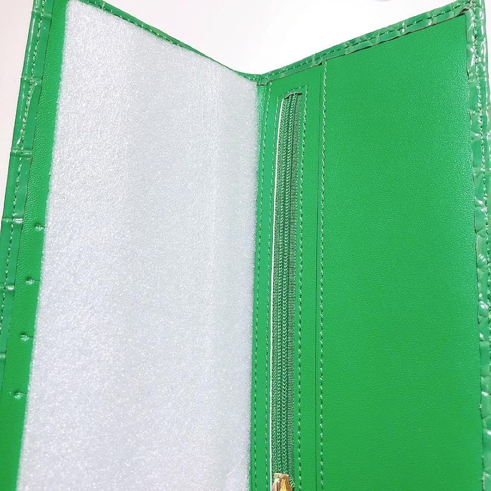 皇居限定 クロコダイル 型押し 長財布 グリーン 皇居限定 クロコダイル