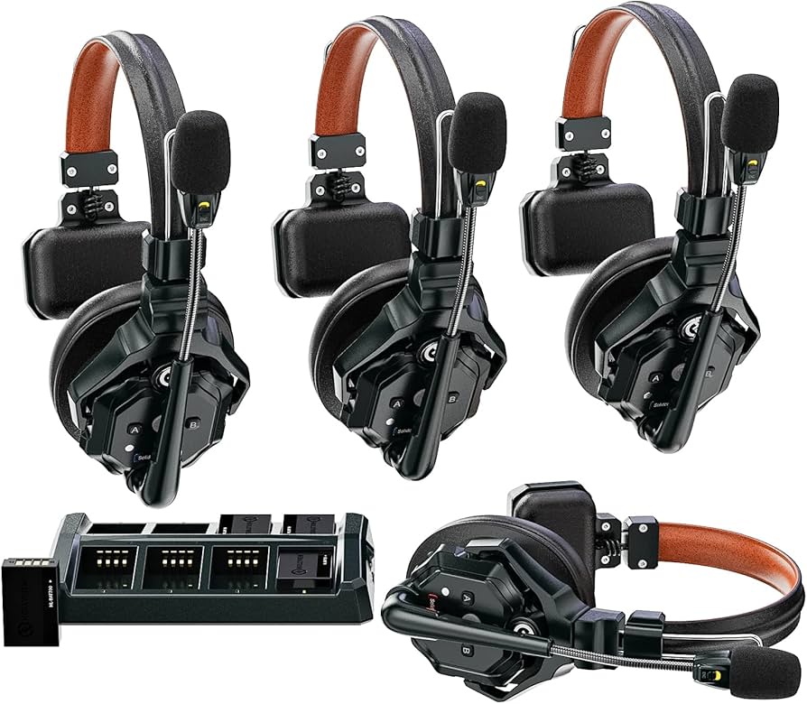 Amazon.co.jp: Hollyland Solidcom C1 Pro-4S ワイヤレス インカム 4台