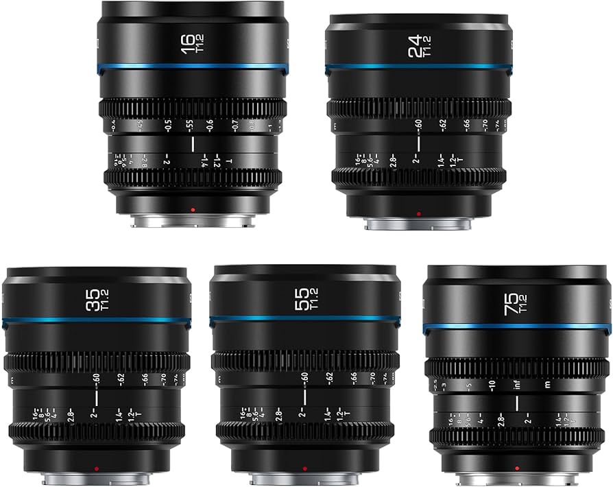 Amazon.com : SIRUI Night Walker T1.2 S35 Cine Lens Set, 16mm, 24mm