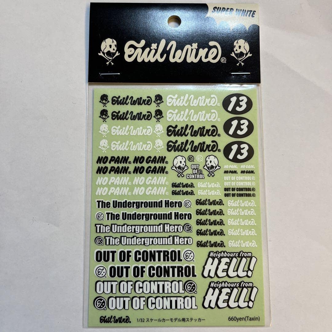 Amazon.co.jp: evilwire EVILWIRE イービルワイヤー ステッカー ミニ四