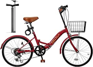 Mixiu 折畳み自転車 20インチ 軽量 素早く折畳可能 シマノ6段変速 高