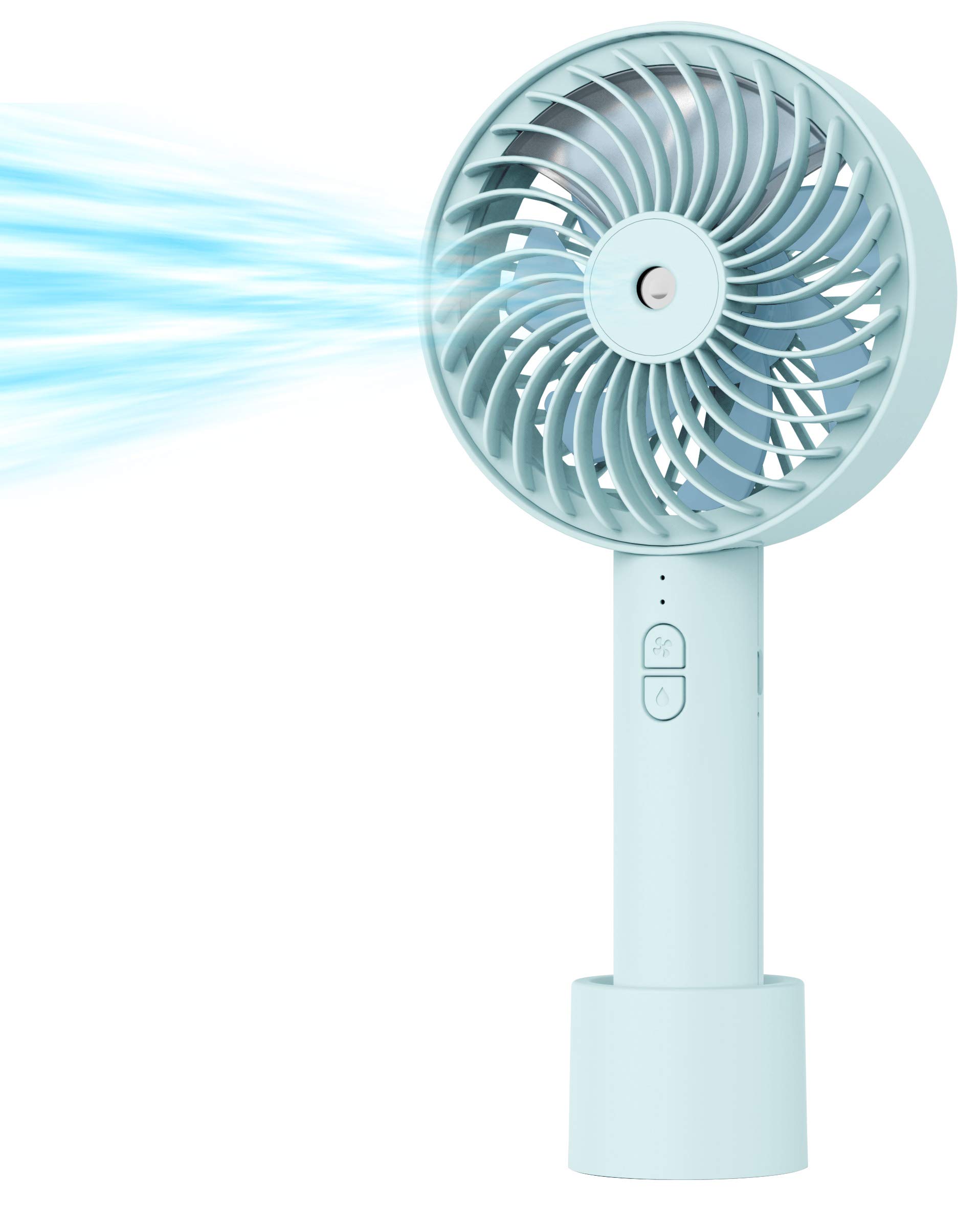 Amazon | ［山善］ 扇風機 FUWARI ハンディファン 風量調節3段階