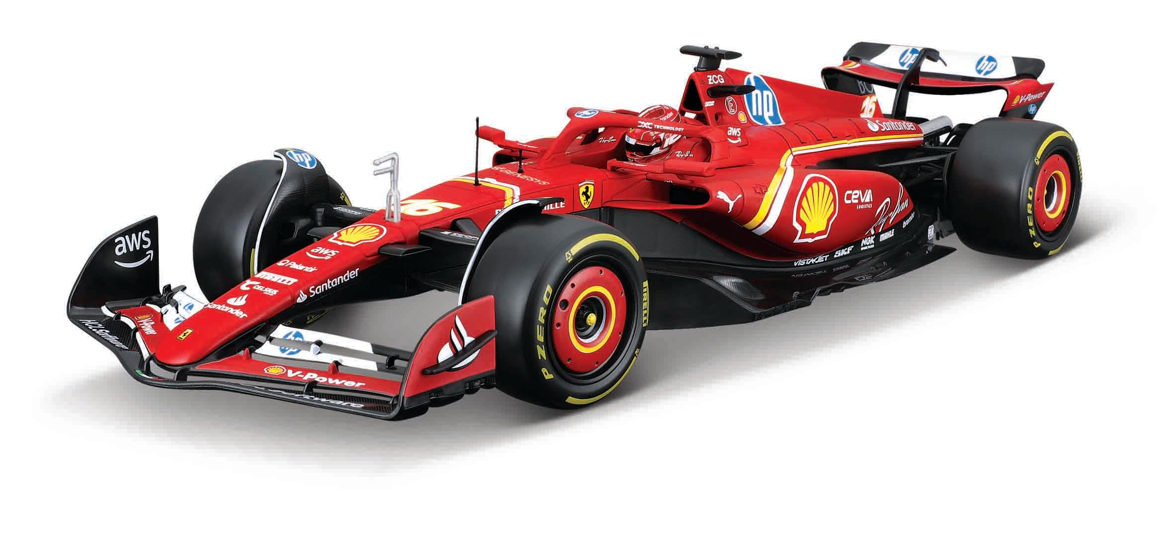 Amazon | Bburago（ブラーゴ） 2024年モデル 1/18 F1 フェラーリ SF-24