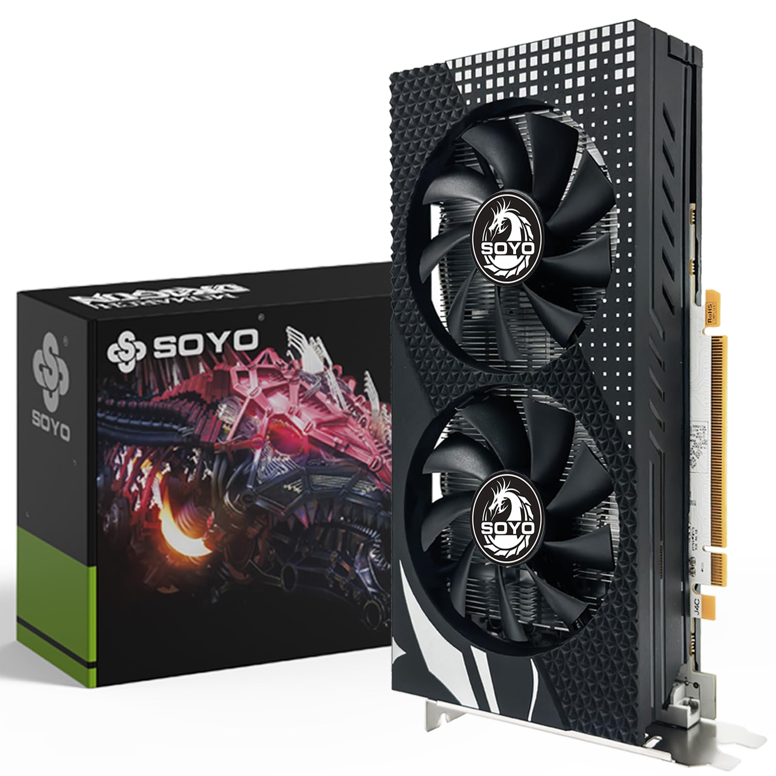 Amazon | SOYO AMD Radeon RX 580 グラフィックスカード 8GB GDDR5 256