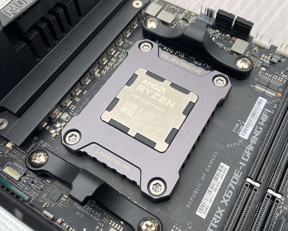 Amazon | ElecGear AMD AM5 CPU曲げ防止フレーム、Ryzen 7000 8000