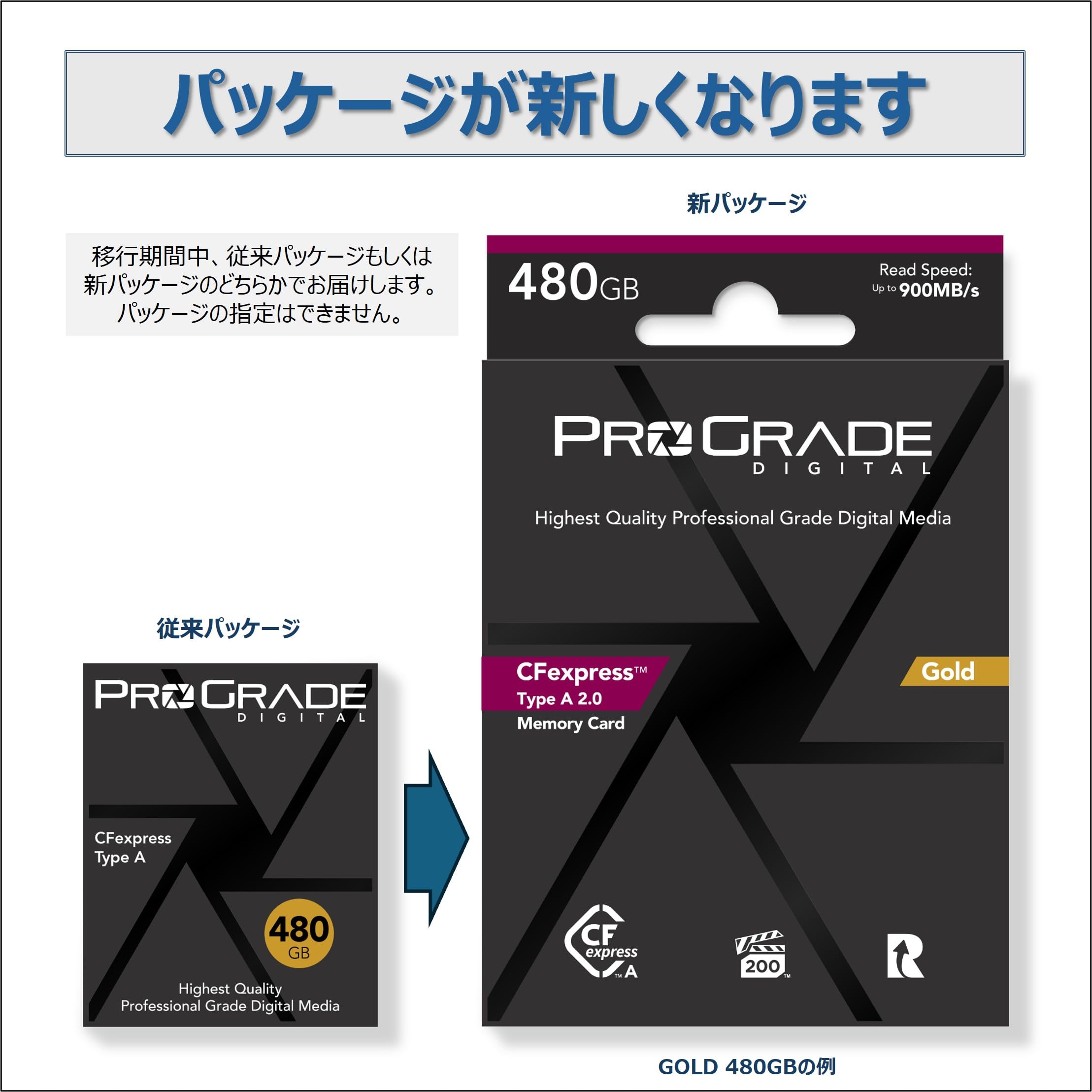 Amazon | ProGrade Digital CFexpress 2.0 Type A GOLD 240GB メモリー