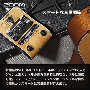 Amazon.co.jp: ZOOM ズーム AC-2 アコースティックギター用プリアンプ