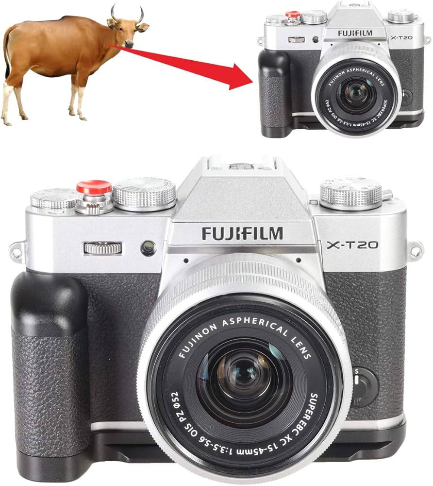 Amazon | WEPOTO Fujifilm X-T10 X-T20 X-T30 X T30II用ハンドグリップ