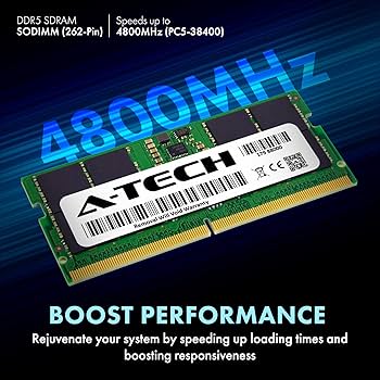 A-Tech 32GB Kit (2x16GB) DDR5 4800MHz PC5-38400 CL40 SODIMM 1.1V