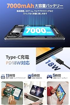 Amazon.co.jp: タブレット 10インチ 【Android 16 Gemini AI搭載