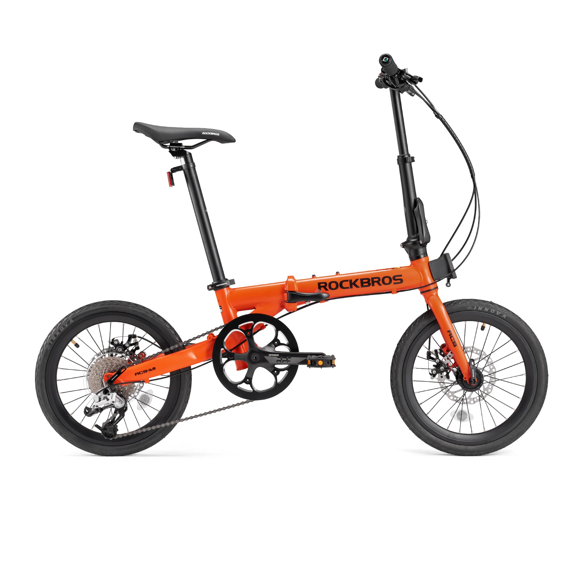 Amazon | ROCKBROS 折りたたみ自転車 自転車 折り畳み 16インチ 軽量 9