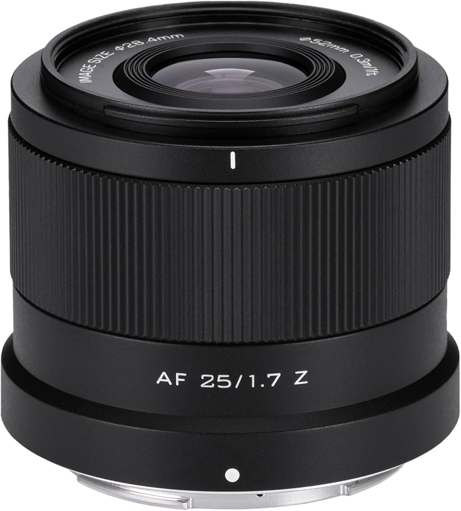 Amazon.co.jp: VILTROX AF 25mm F1.7 Z マウント レンズ 小型&軽量 APS