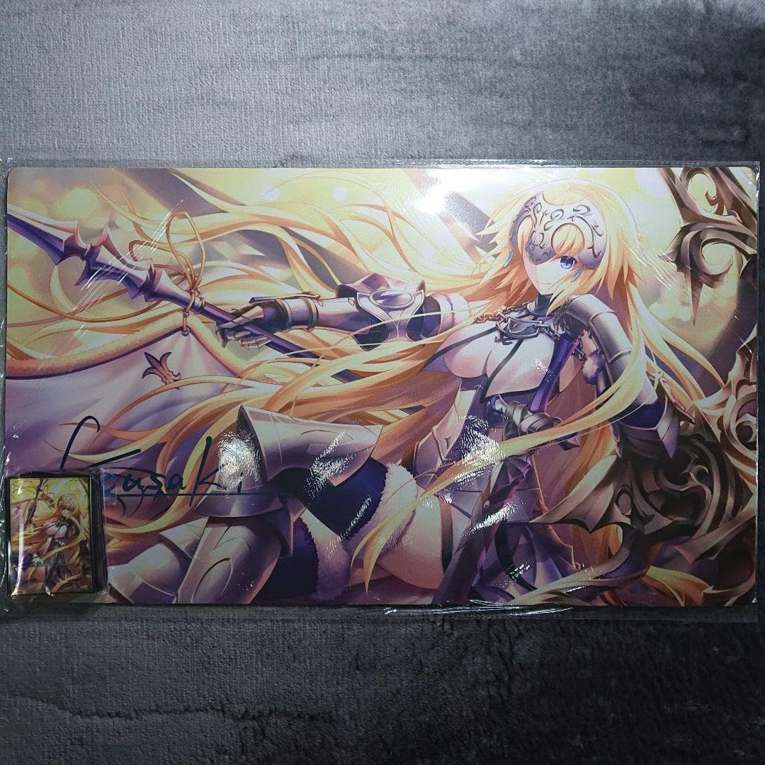 Fate ジャンヌダルク 光崎 サイン プレイマット /スリーブセット Fate