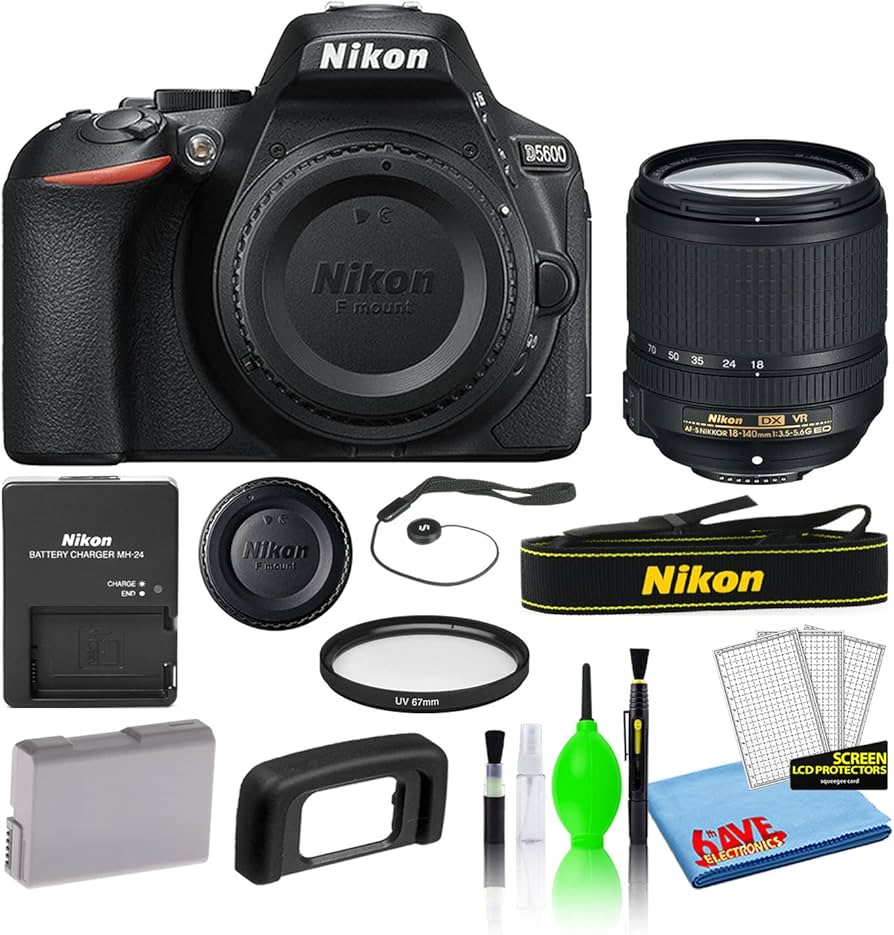 Amazon.com : Nikon D5600 24.2MP DSLR Digital Camera with AF-S DX