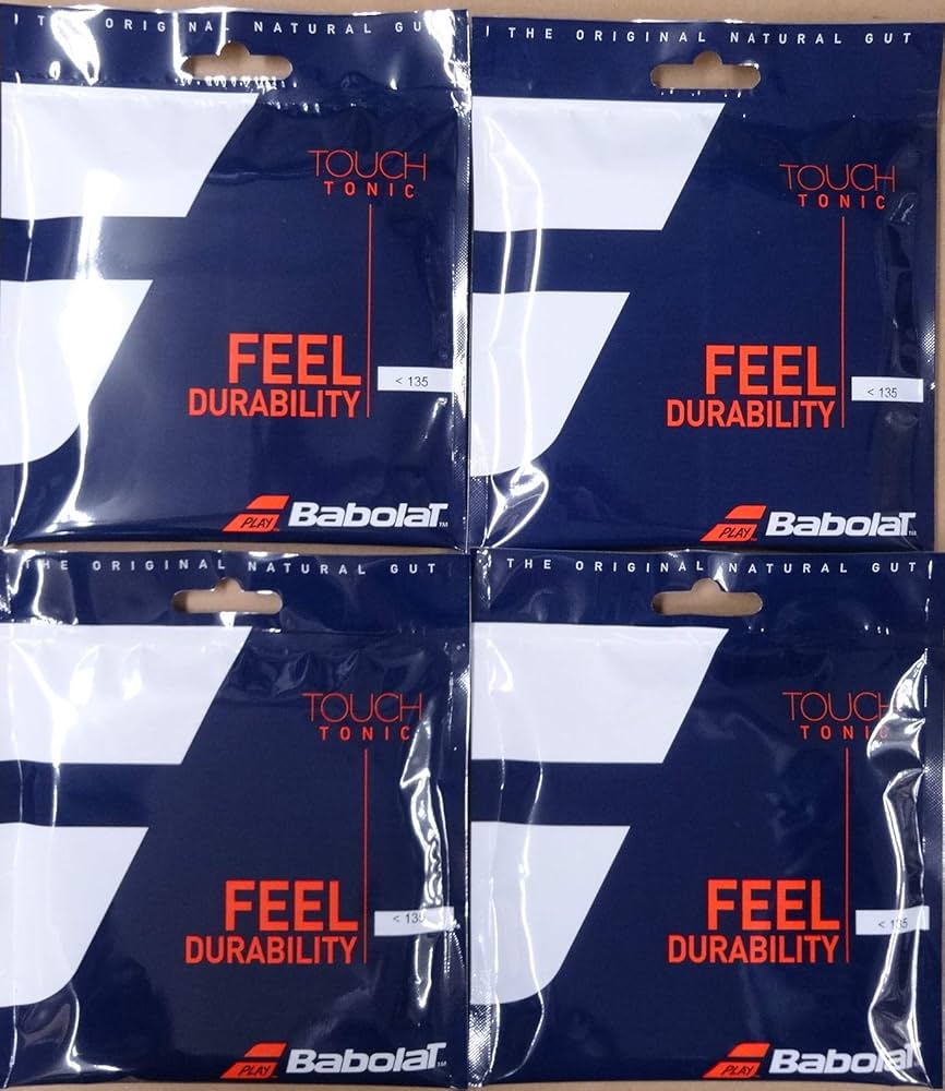 Amazon | バボラ【Babolat】（国内正規品）TOUCH TONIC < 135 ×4張