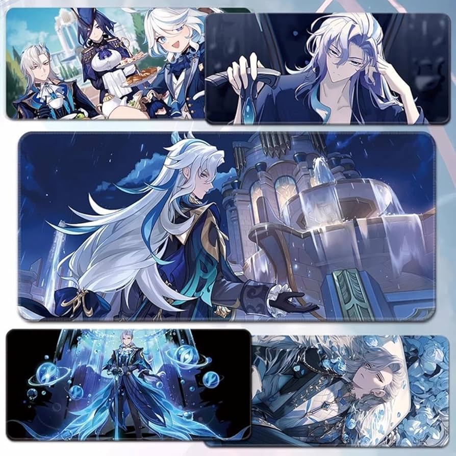 Amazon.co.jp: 原神 ヌヴィレット マウスパッド プレイマット デスク