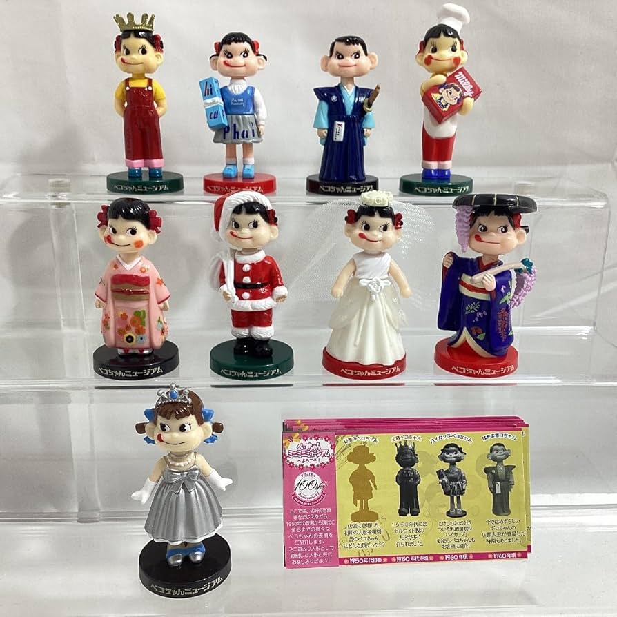 Amazon.co.jp: 不二家 ペコちゃん ミニミニミュージアム 首ふり人形