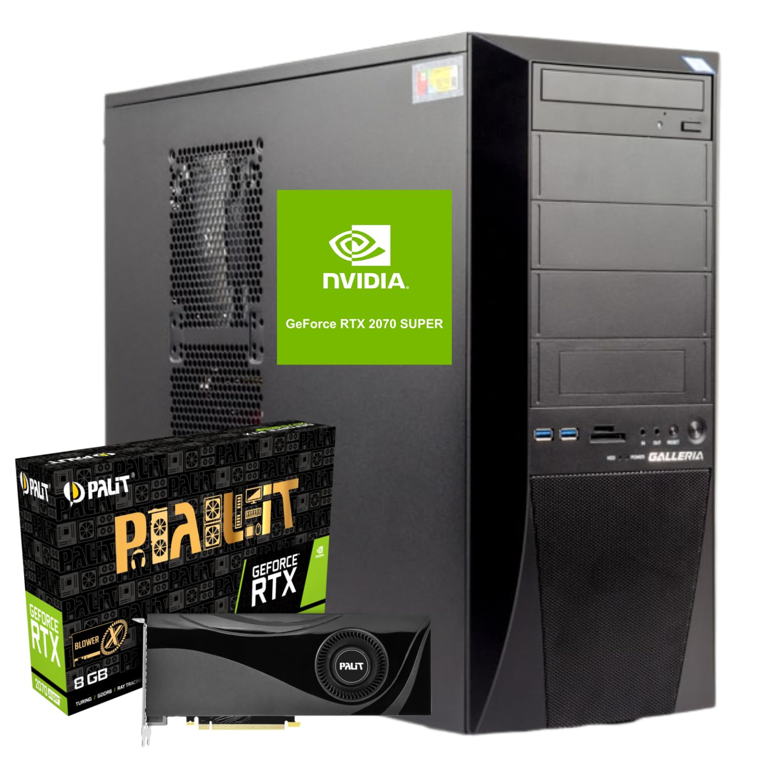 ゲーミングPC/i5 9400F/500GB/GTXグラボ/Office搭載 ゲーミングPCフル