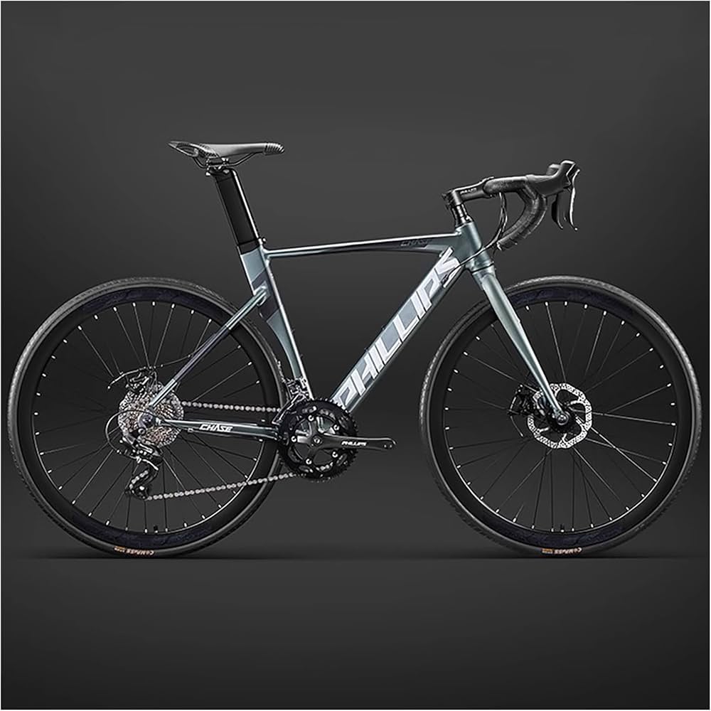 Amazon | 700C ロードバイク 自転車 STI デュアルコント アルミ