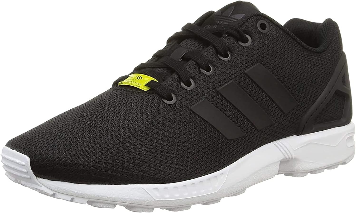Amazon.com | adidas Originals Boy's ZX Flux J Shoe, Black/Black