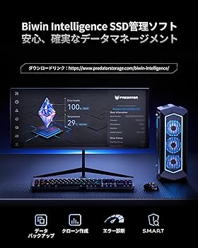 Amazon | Acer Predator M.2 SSD 1TB GM6 NVMe2.0 2280 PCIe Gen4×4 超