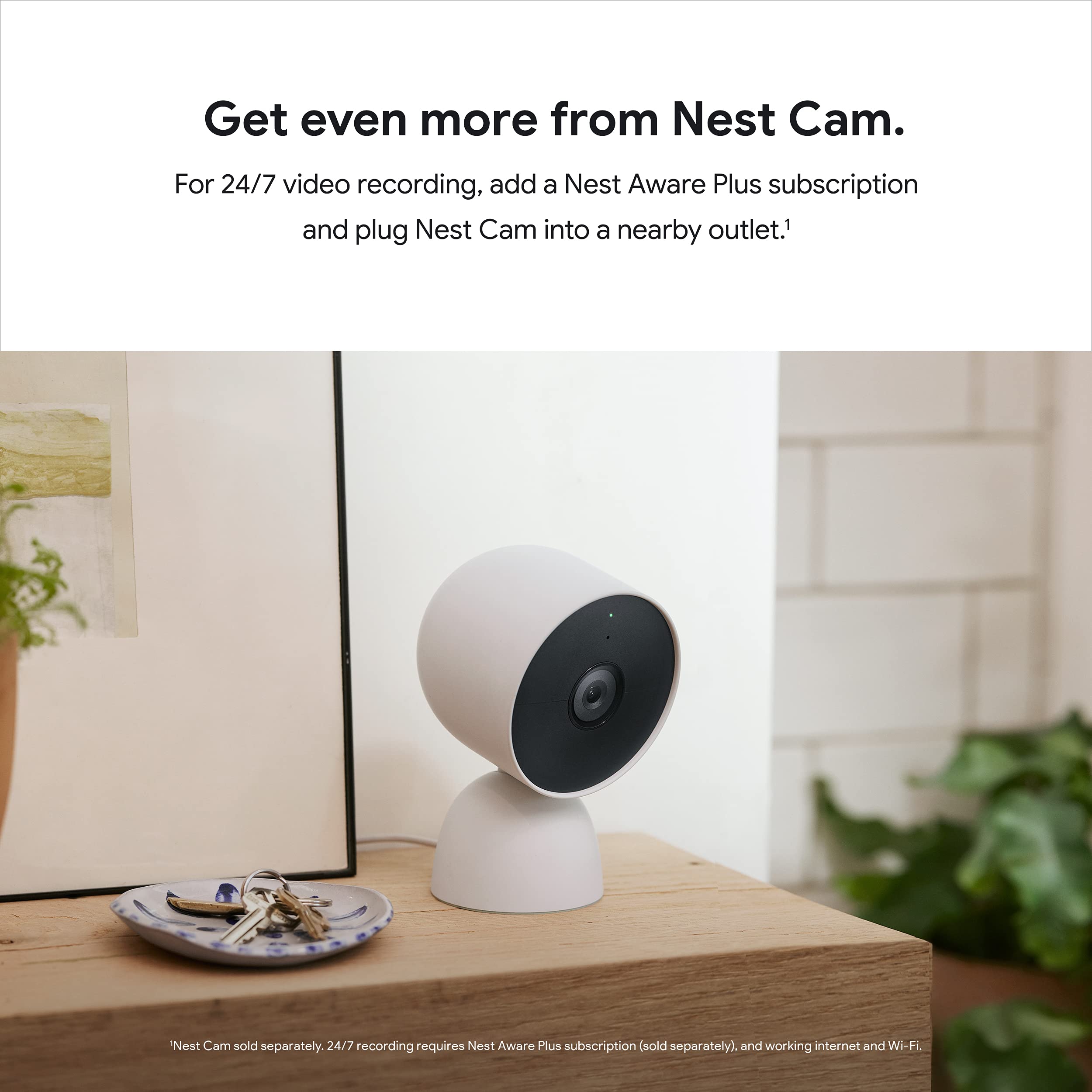 Amazon | Google Nest カムスタンド - ネストカム(バッテリー)専用有線