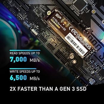 Amazon.com: Silicon Power 2TB US75 Nvme PCIe Gen4 M.2 2280 SSD R/W
