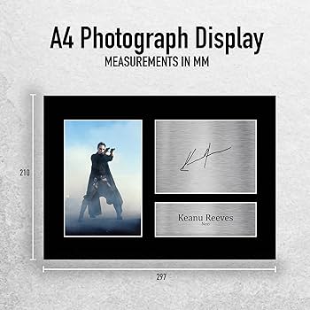 Amazon.co.jp: HWC Trading A4 キアヌ・リーブス The Matrix Neo Gifts