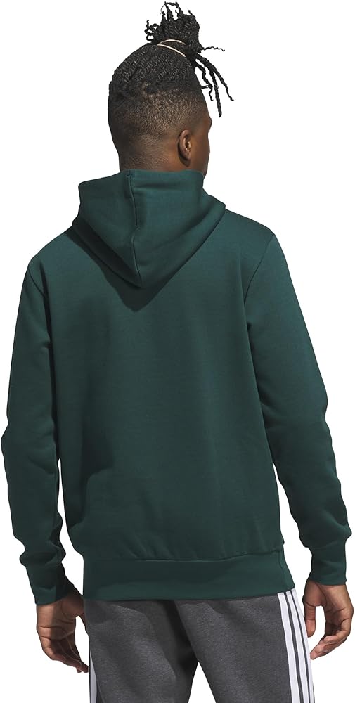 adidas Men's Country Club Graphic Hoodie, Aurora Ivy, X-Small at