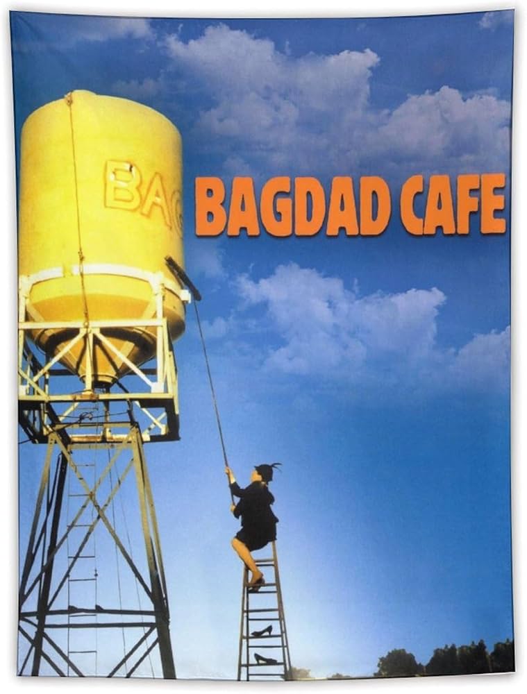 Amazon.co.jp: 映画ポスターバグダッドカフェキャンバスポスター