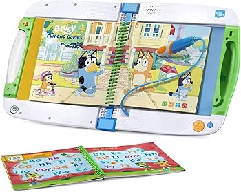 Amazon.com: LeapFrog LeapStart Bluey Fun and Games Activity Bundle