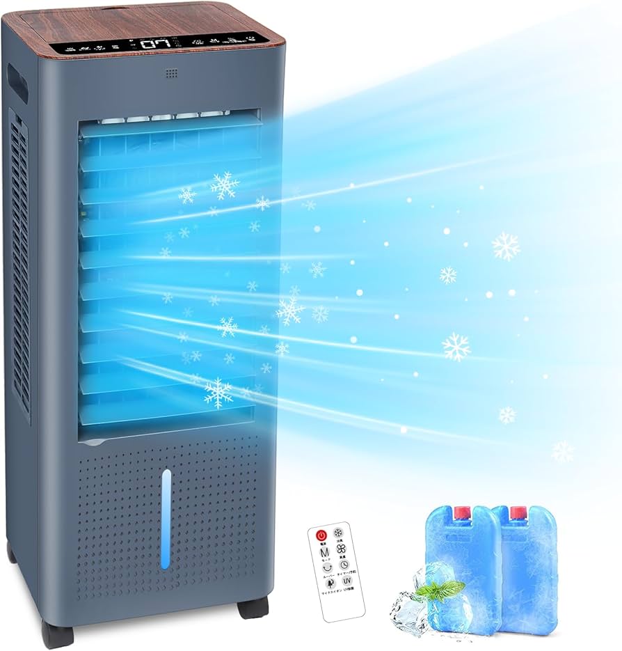 Amazon | 冷風機 冷風扇 強力【2024新登場・3面ウェットフィルター・1