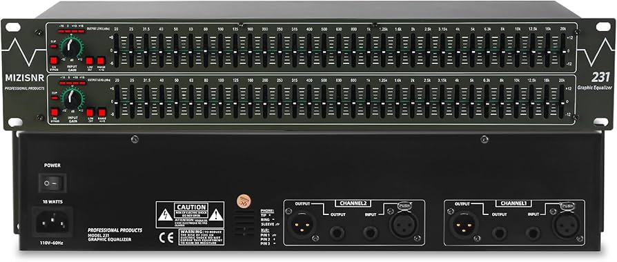 Amazon.com: MIZISNR Graphic Equalizer 31-Band Stereo EQ for Home