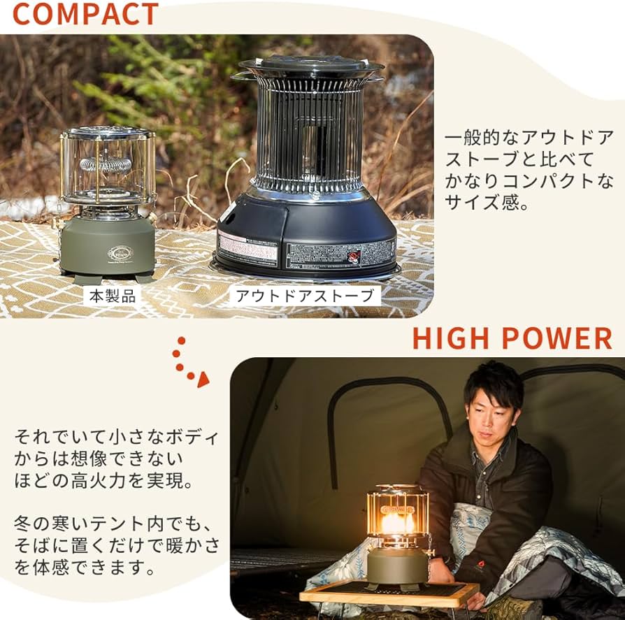 Amazon.co.jp: FUTUREFOX SNOW GLOW コンパクトストーブ アウトドア用