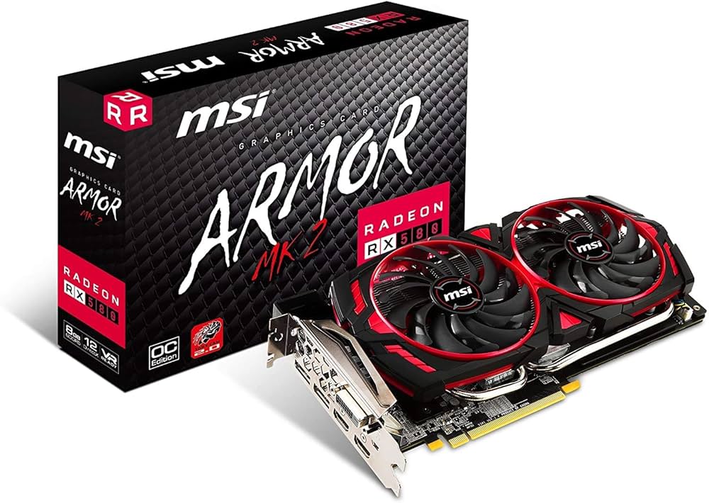 Amazon | MSI Radeon RX 580 ARMOR MK II 8G OC グラフィックスボード