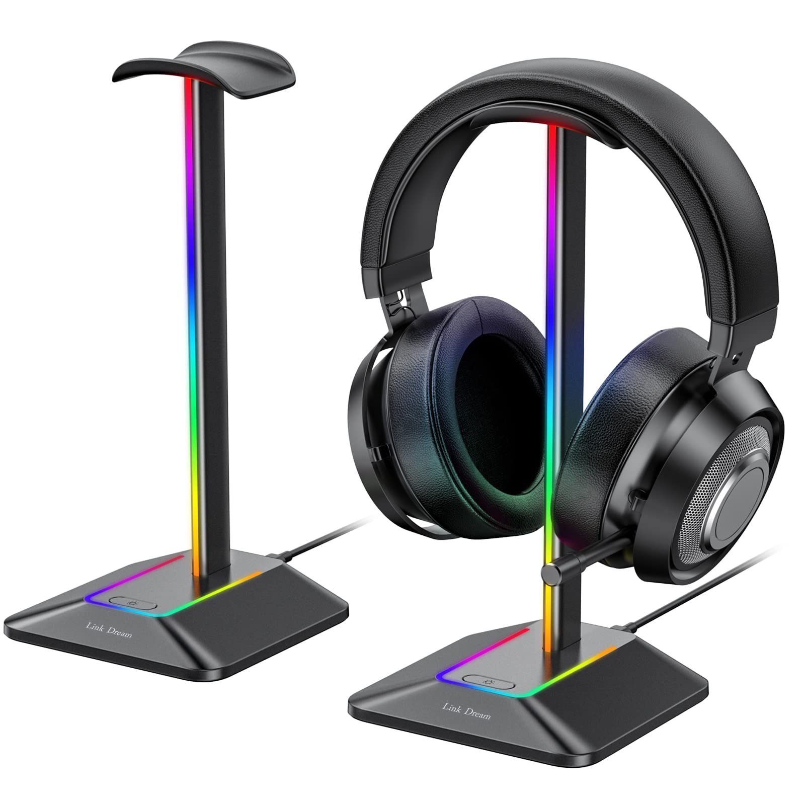 Amazon.co.jp: Link Dreamヘッドホンスタンド 卓上 ヘッドセット
